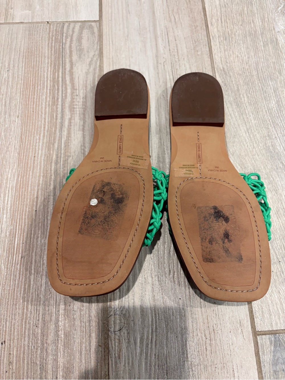 Vince Camuto Emerald Braided Slide Sandals - Picture 2 of 2
